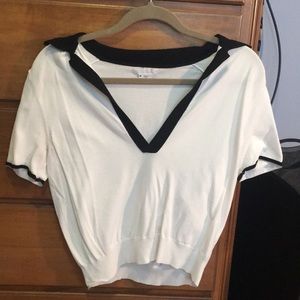 Black and white top from Urban Outfitters